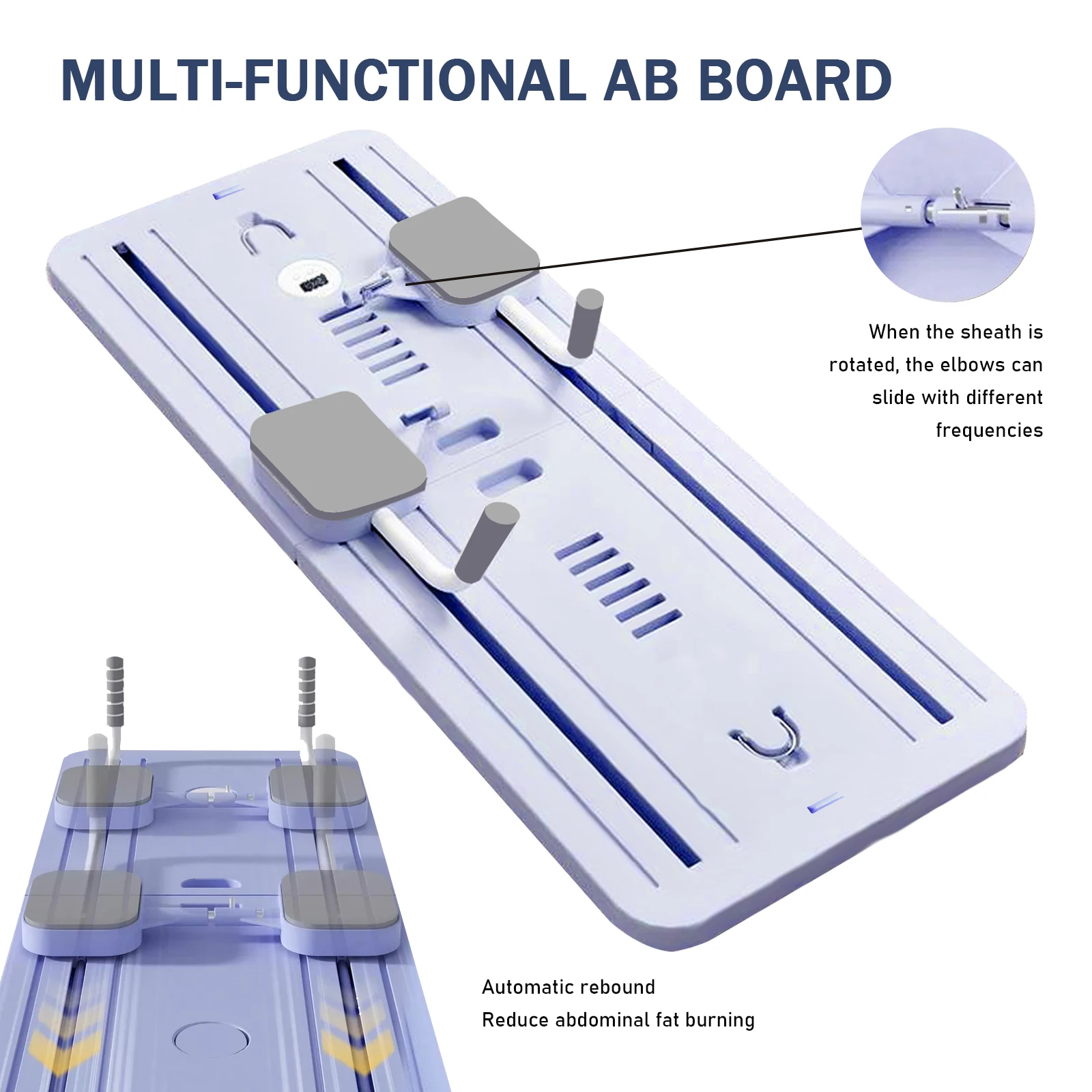 Multi-Functional Abdominal Exercise Board Auto-Rebound Fitness Resistance Bands Rebound Leg Arm Back Train For Home and Office Multi-Functional Abdominal Exercise Board Auto-Rebound Fitness Resistance Bands Rebound Leg Arm Back Train For Home and Office