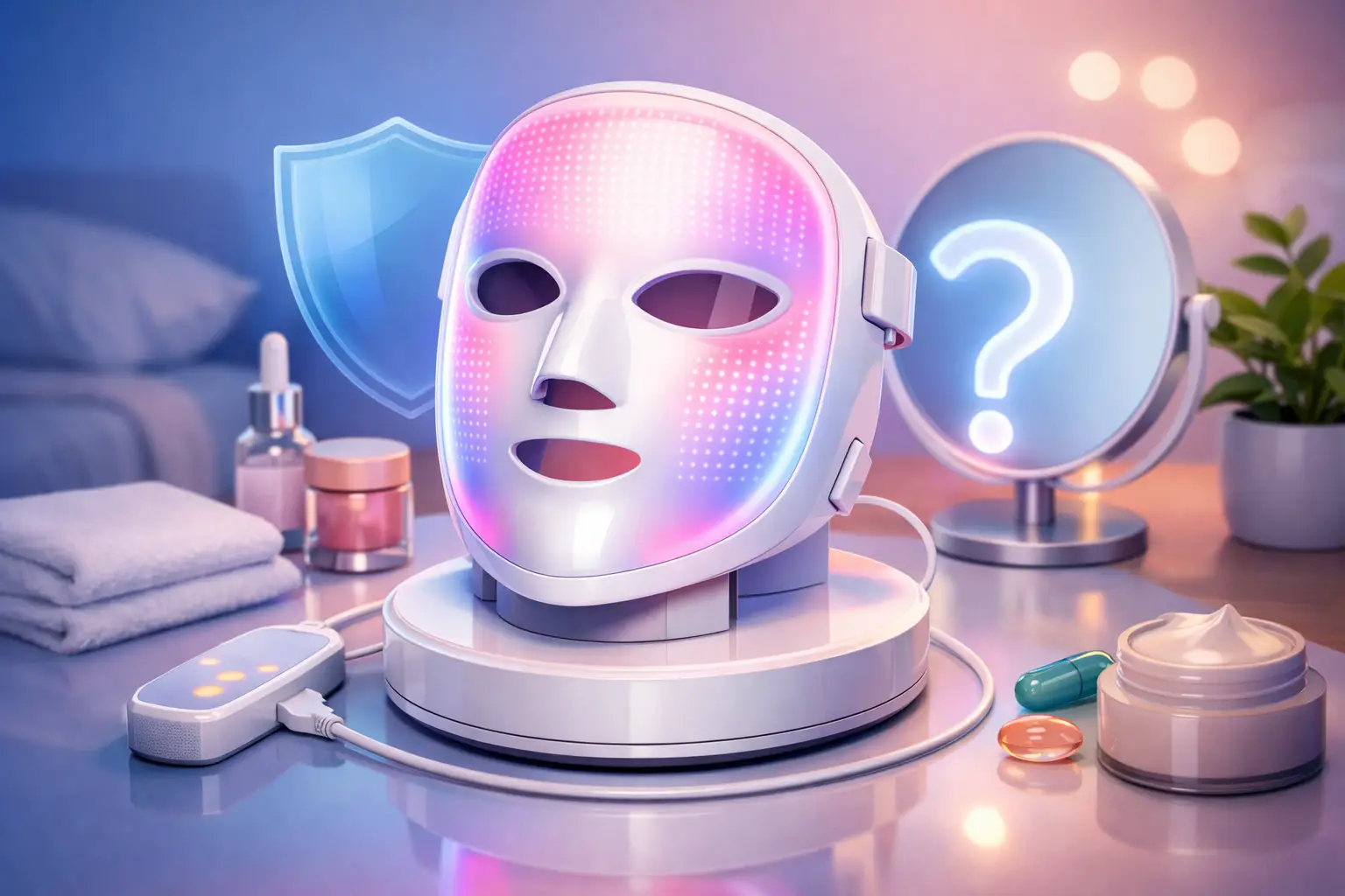 Are LED Face Masks Safe for Home Use?