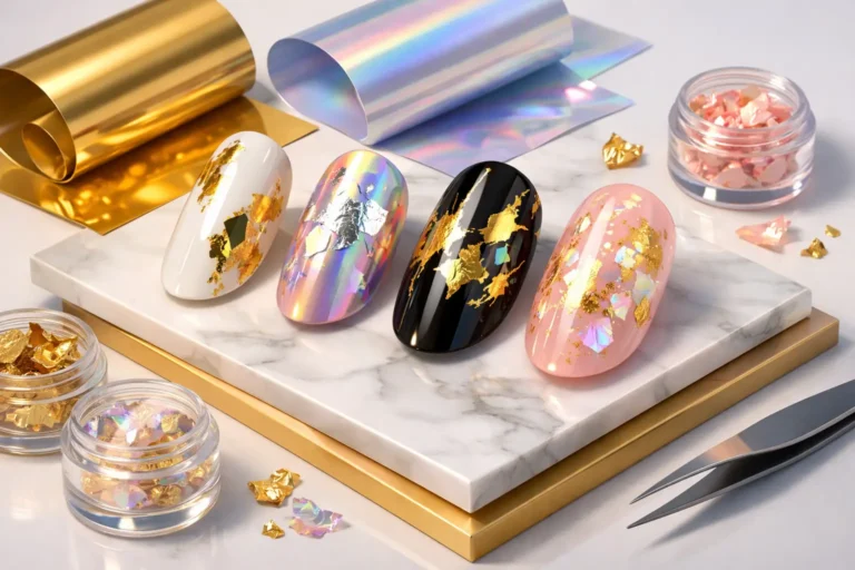 Nail Art Foil Designs That Look Expensive