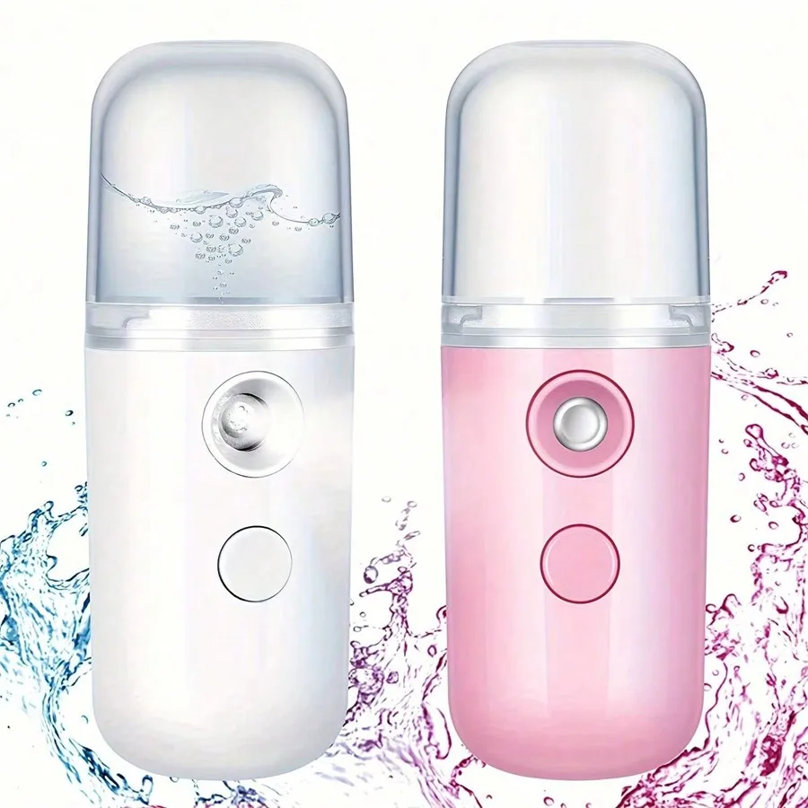 Mini Facial Steamer Spray Mister USB Humidifier Moisturizing Skincare Face Beauty Tool for Women