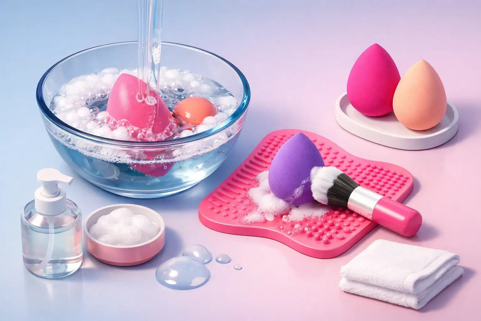 How to Clean Makeup Sponges the Right Way